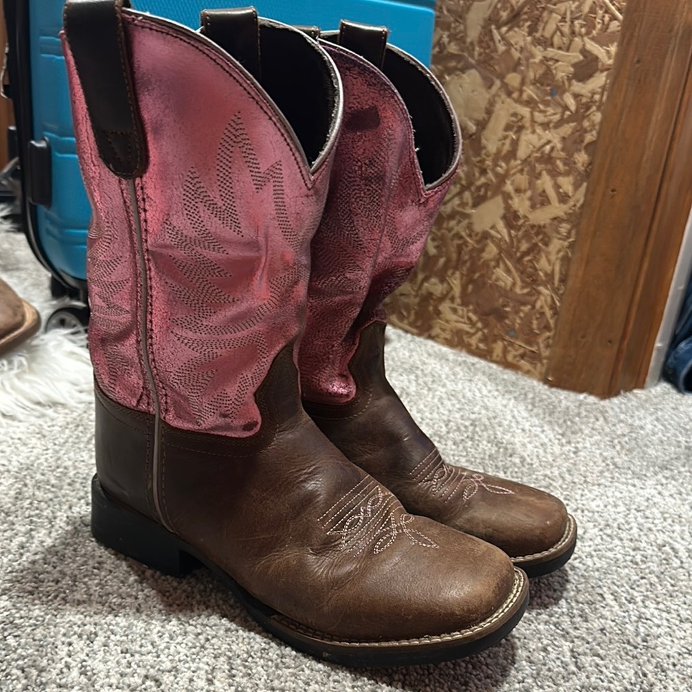 Shyanne Brown Leather Boots